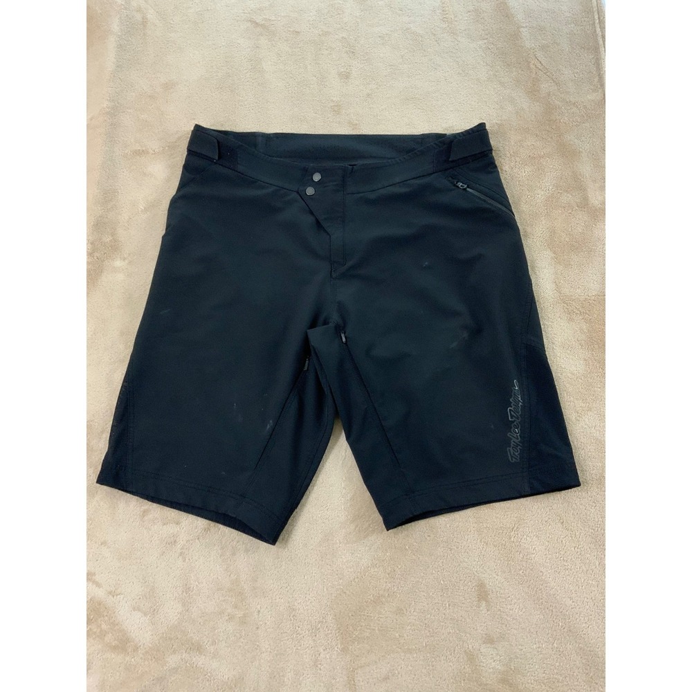 Troy Lee Designs Athletic Cycling Shorts Mens‎ Size 38 Black Outdoors 13" stains